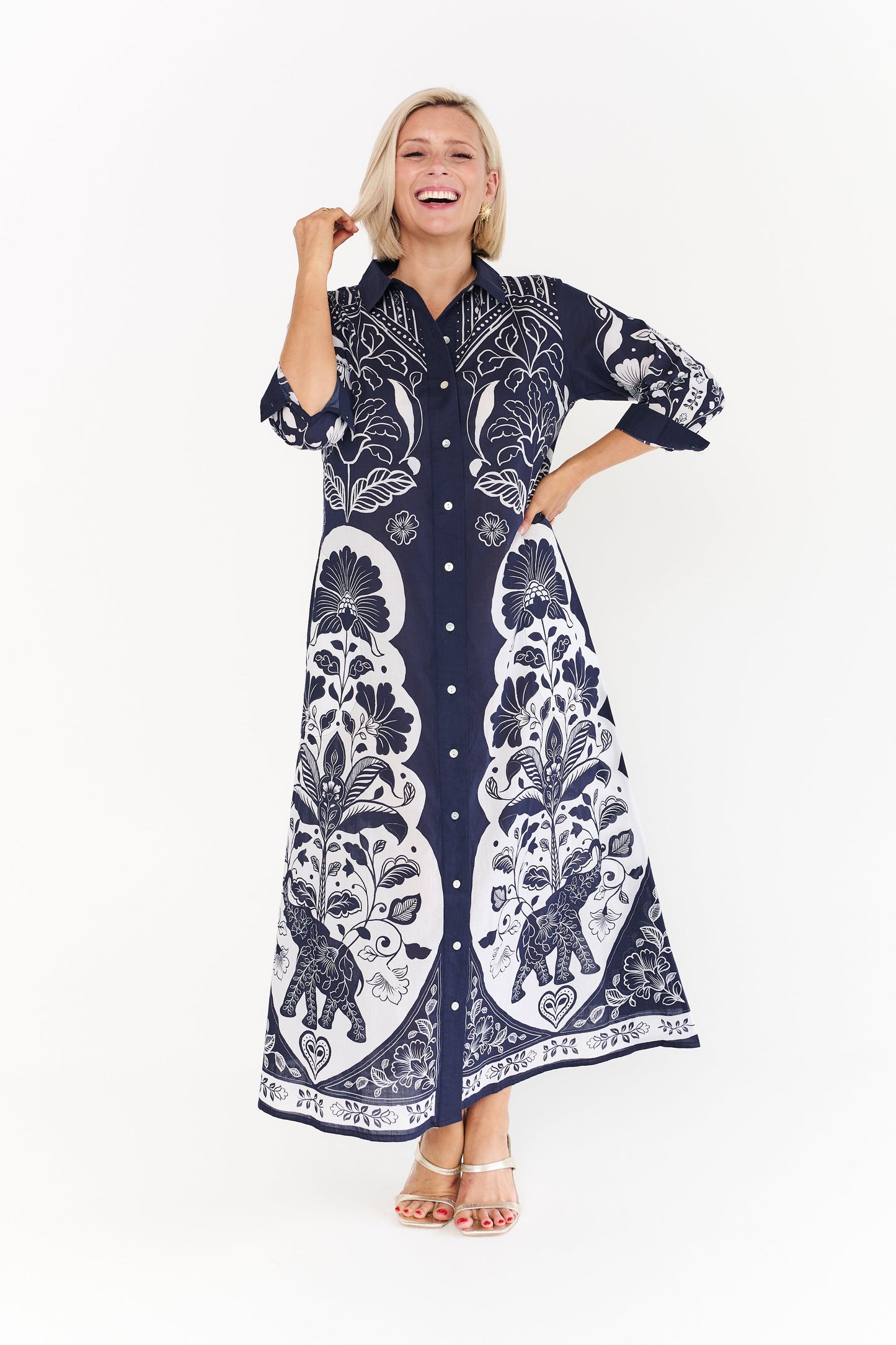 LOTUS BLUE DRESS