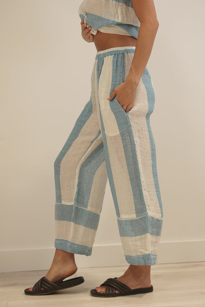 Tami Pants Coastal Sky Stripes