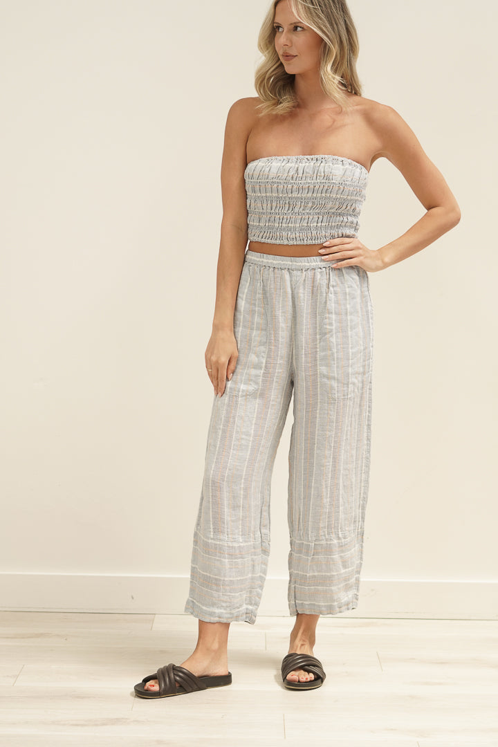 Tami Pants Lemon Sorbet Multi Stripes