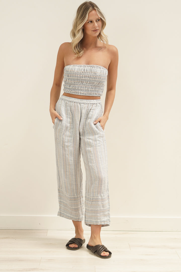 Tami Pants Lemon Sorbet Multi Stripes