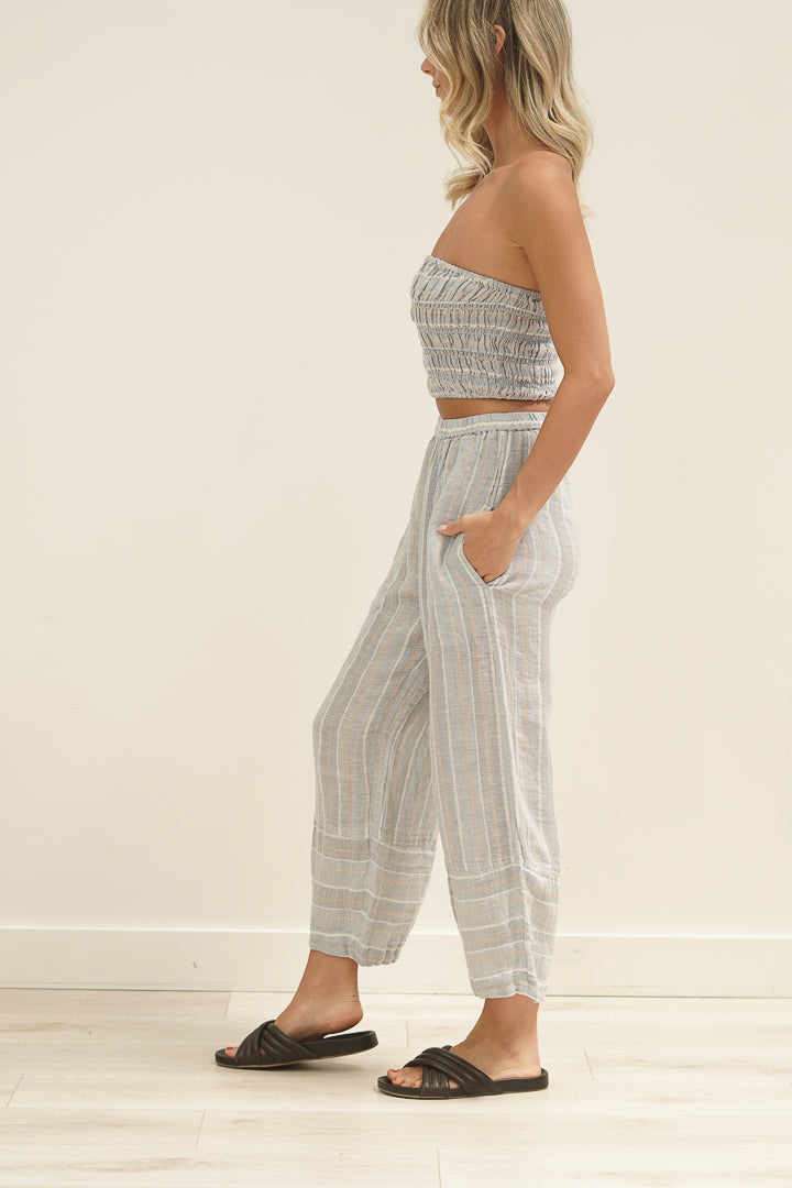 Tami Pants Lemon Sorbet Multi Stripes
