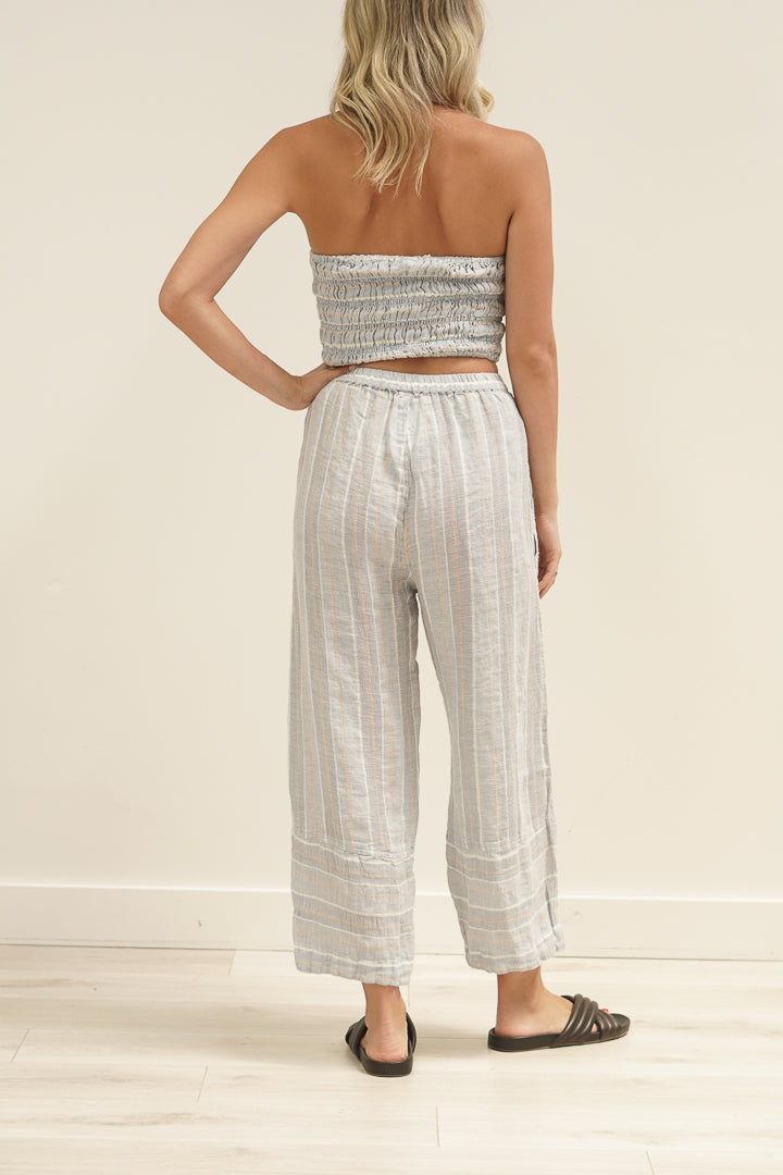 Tami Pants Lemon Sorbet Multi Stripes