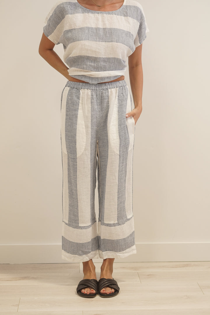 Tami Pants Corn Blue Stripes