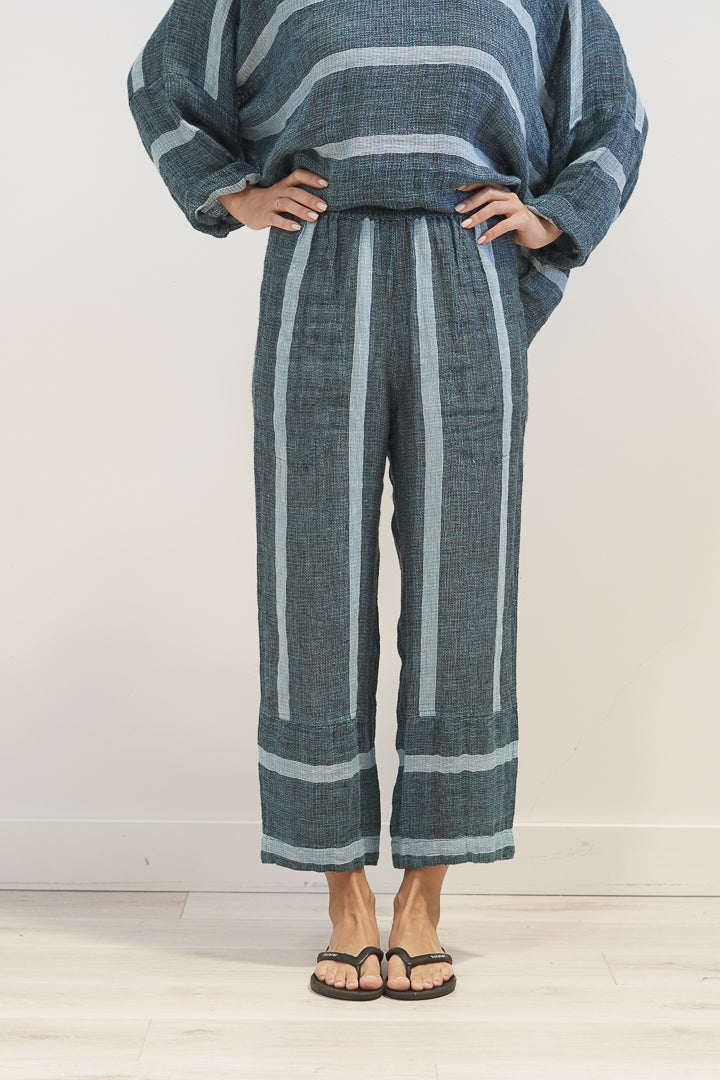 Tami Pants Gemstone Blue Stripe