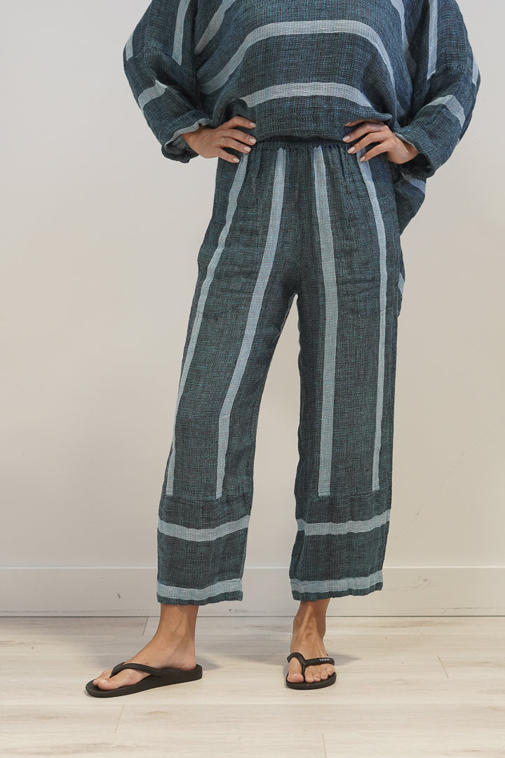 Tami Pants Gemstone Blue Stripe