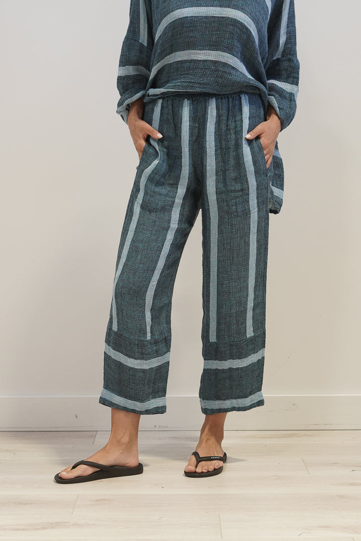 Tami Pants Gemstone Blue Stripe