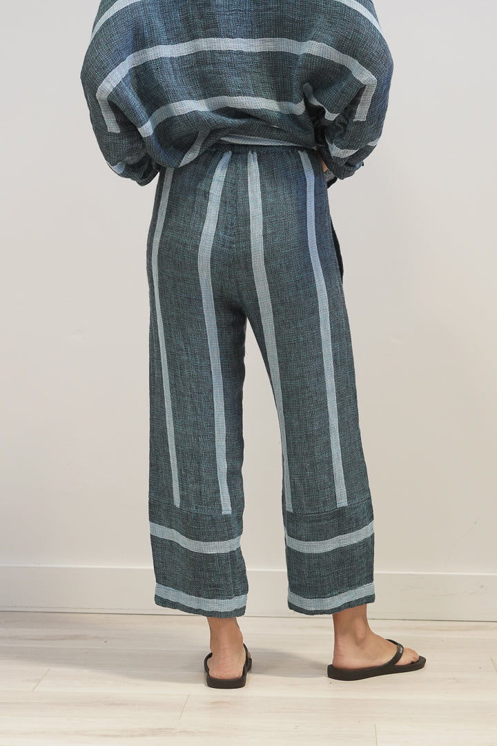 Tami Pants Gemstone Blue Stripe