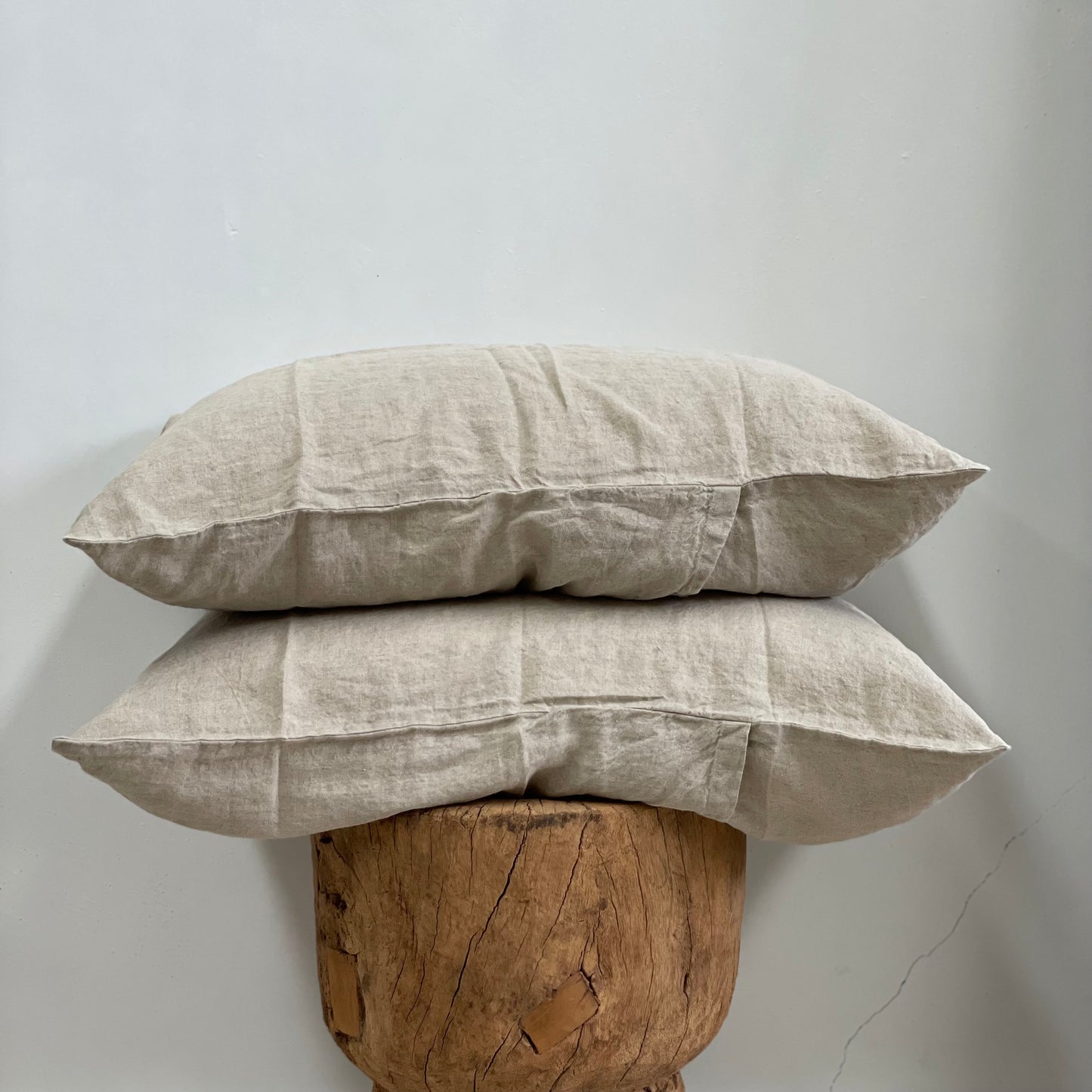 S/2 Basics Pillowcases Natural