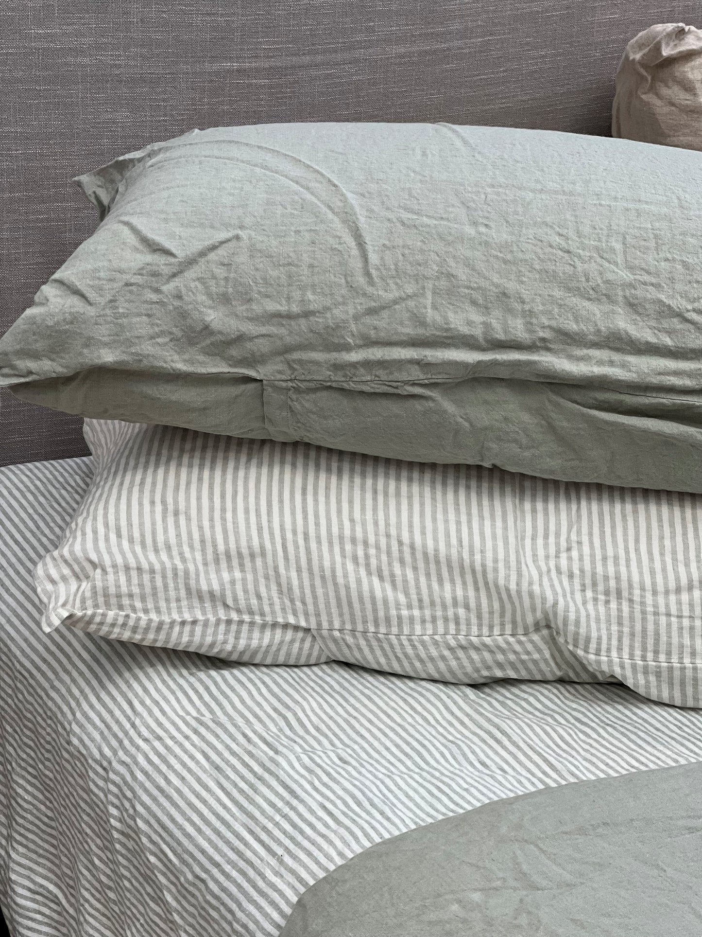 S/2 Linen Pillowcase Desert Sage