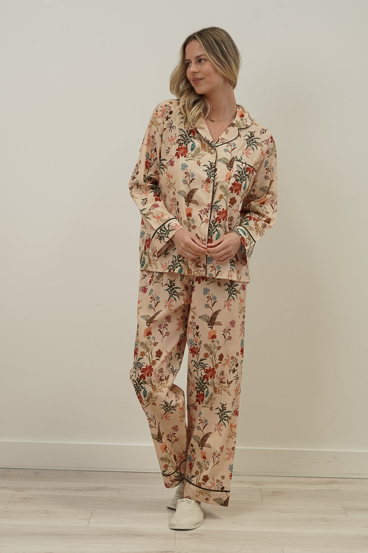 Wildflower Field Long Pj Set