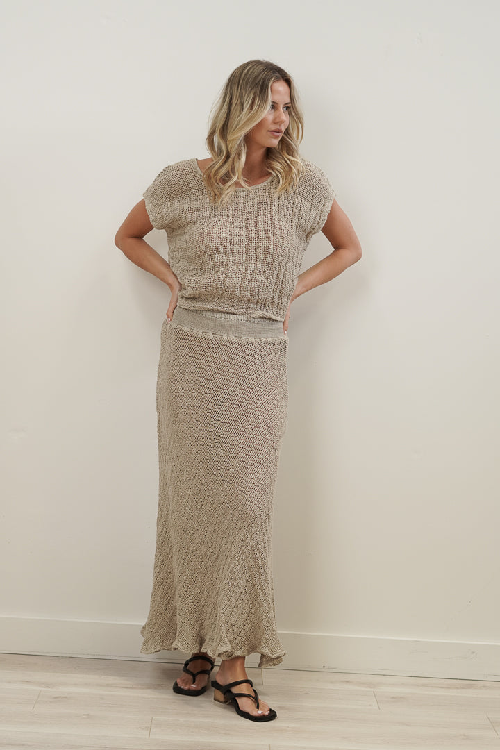 Sottana Linen Skirt