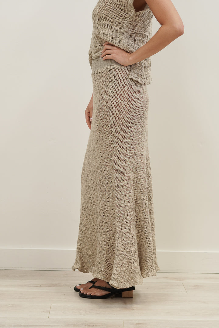 Sottana Linen Skirt