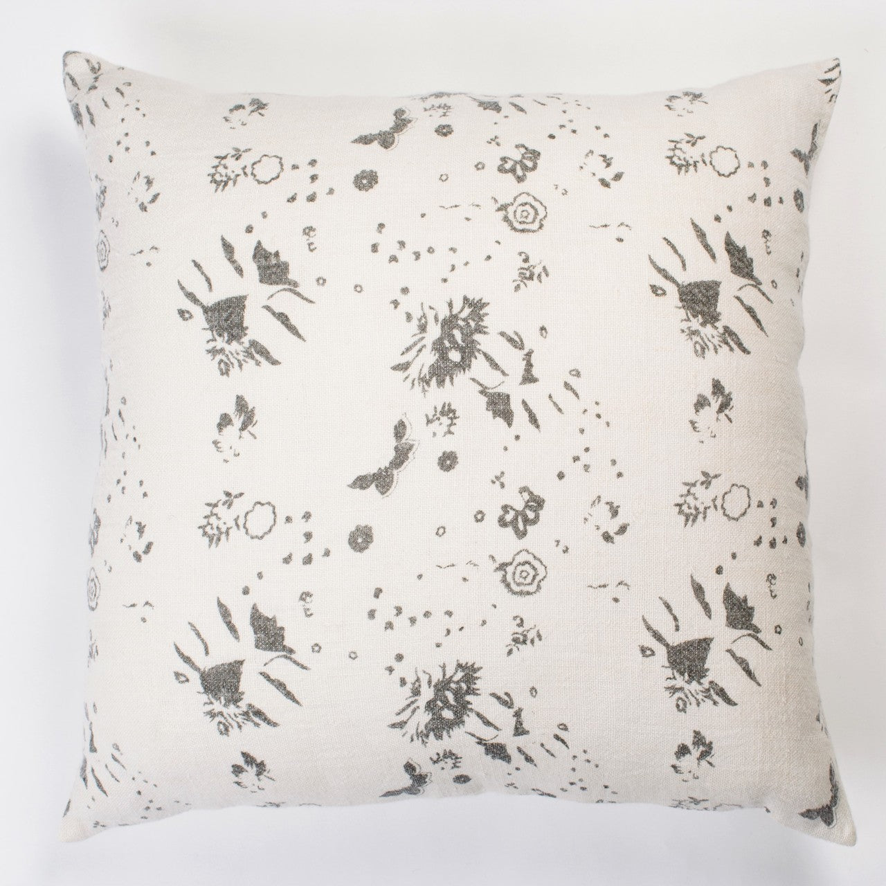 Scritto Pigment Printed Linen Throw