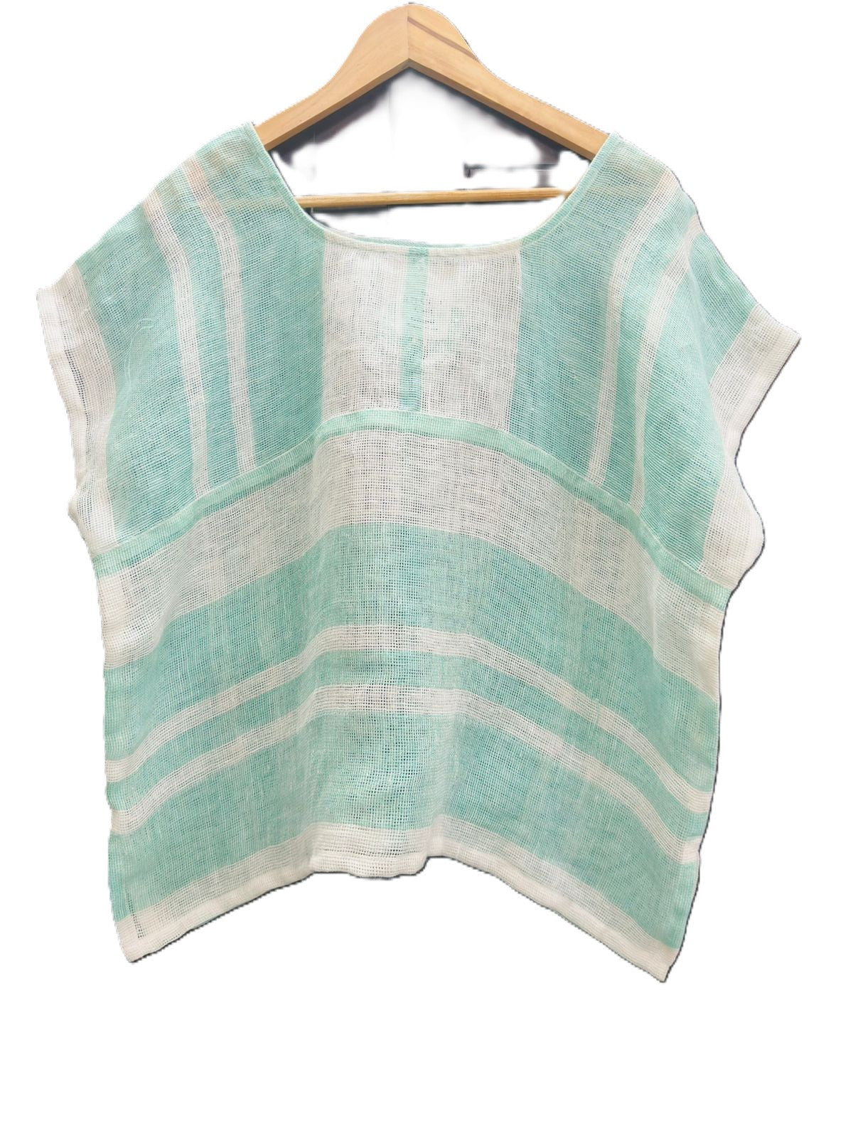 Milia Top Cascade Green Stripey