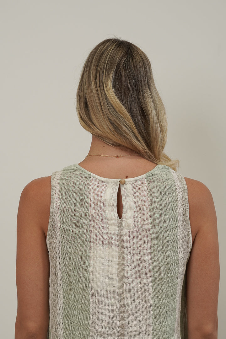 Mirabella Top Reseda Stripey