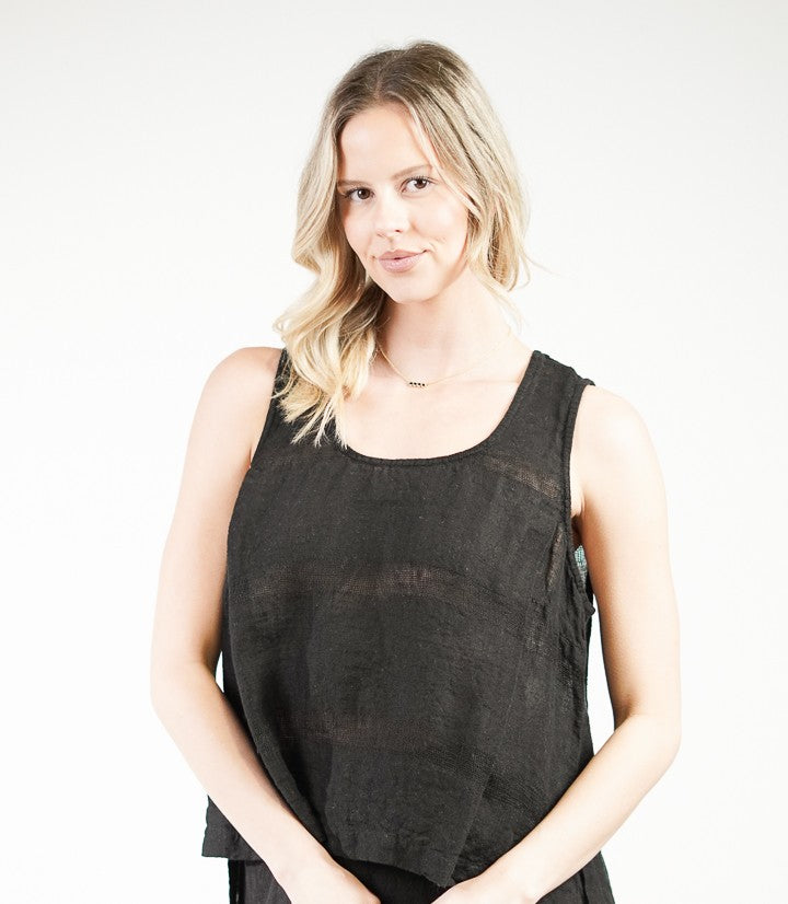 Mirabella Sleeveless Top Black Combo