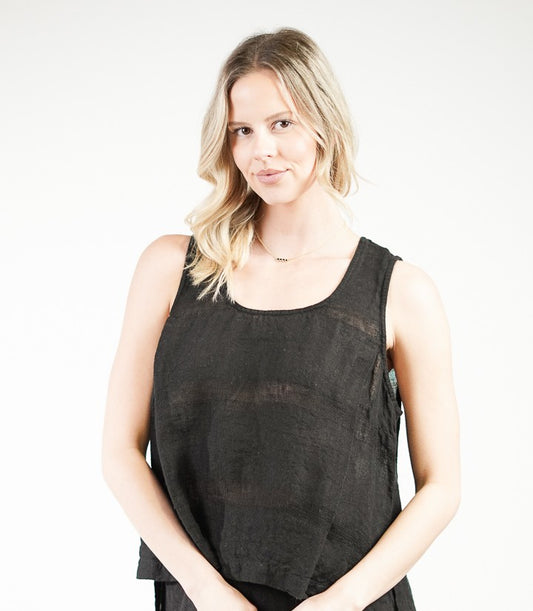 Mirabella Sleeveless Top Black Combo