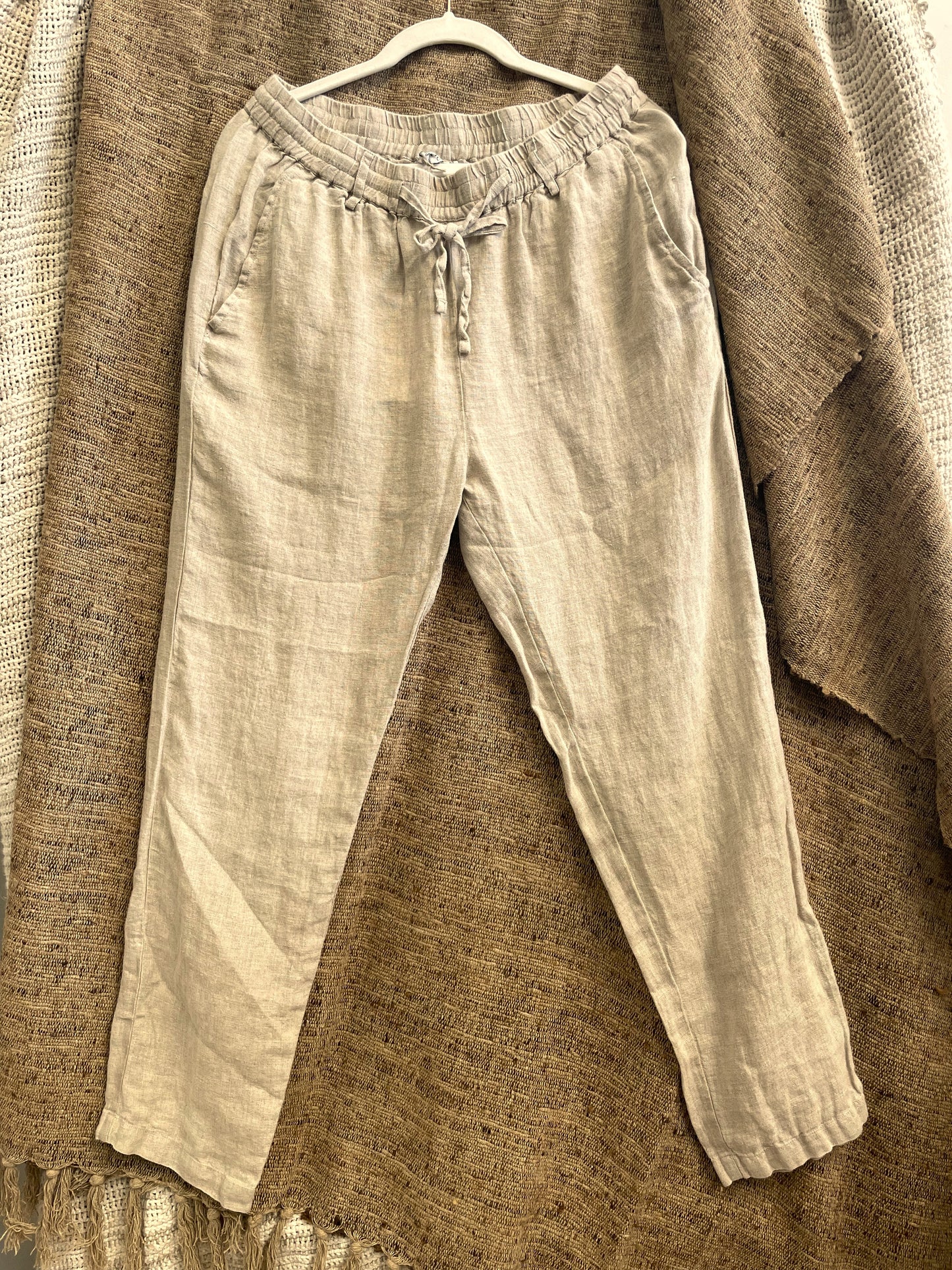 Mark Linen Pants Natural