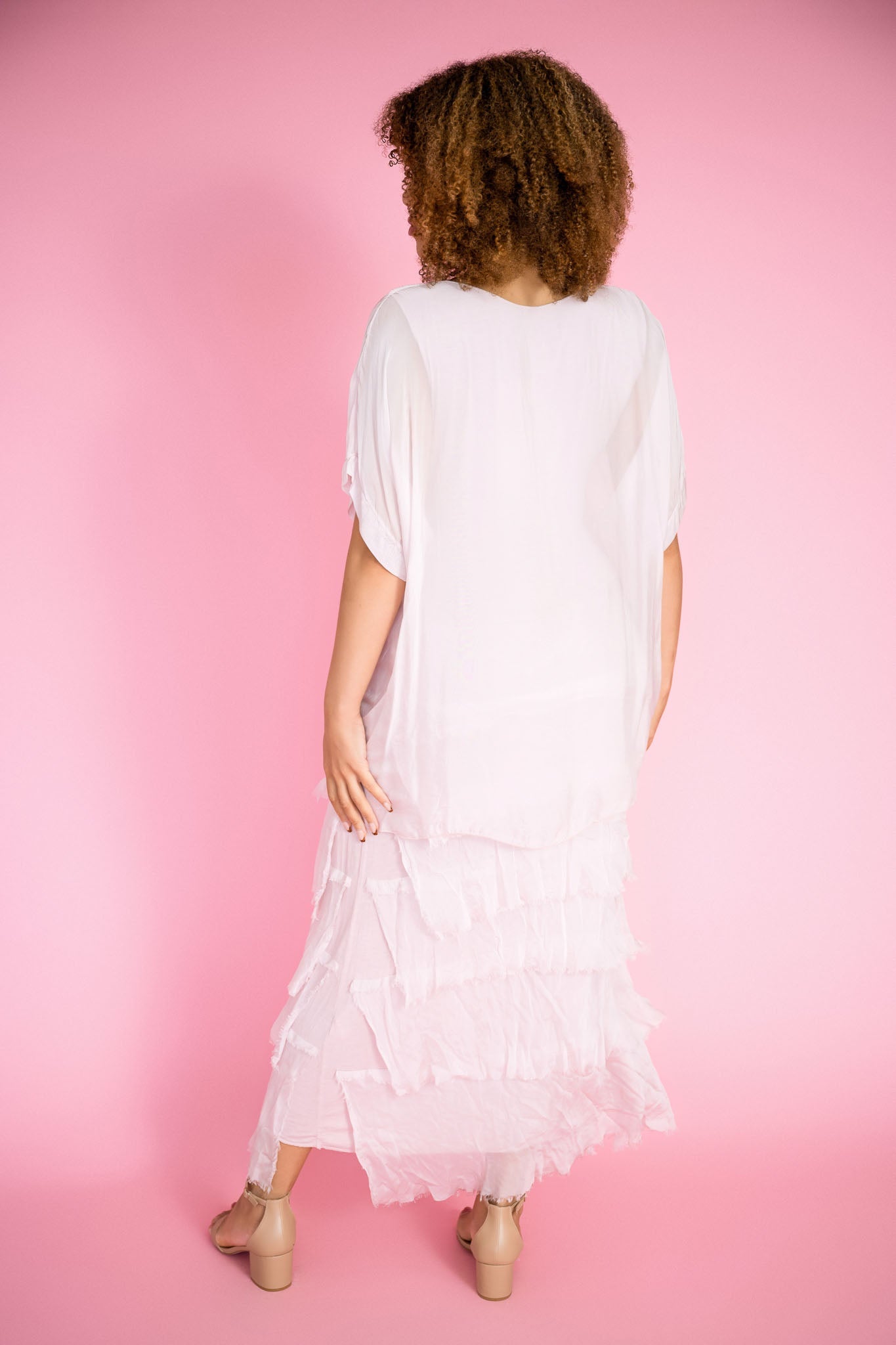 Maree Silk Dress | Soft Pink