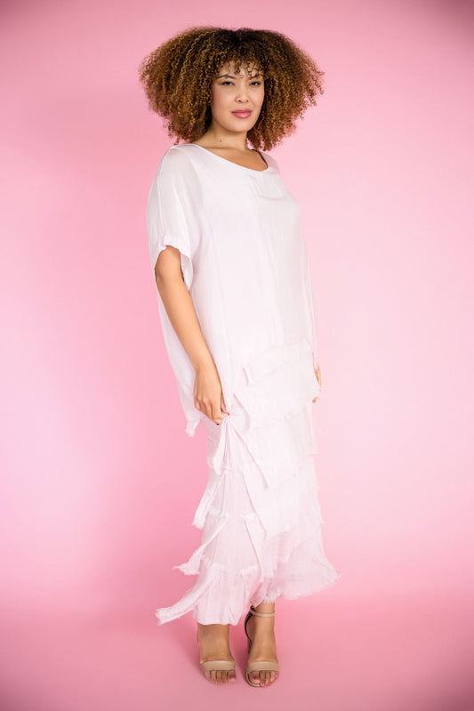 Maree Silk Dress | Soft Pink