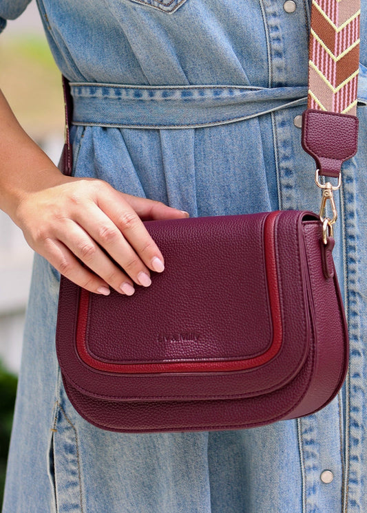 Miki - Burgundy / Maroon