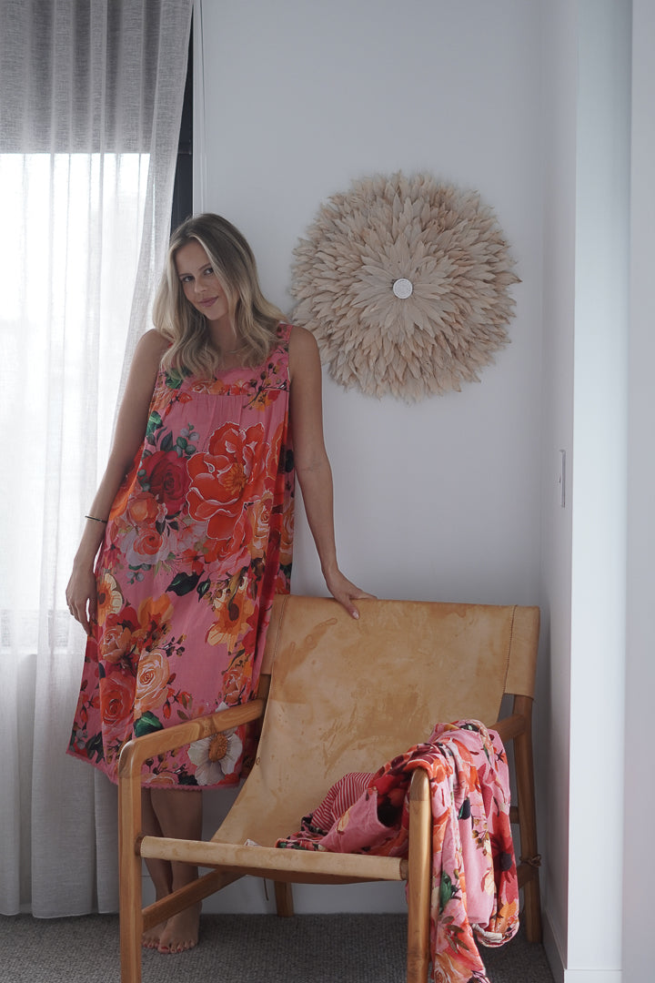 Tuscan Rosel Pink Night Dress
