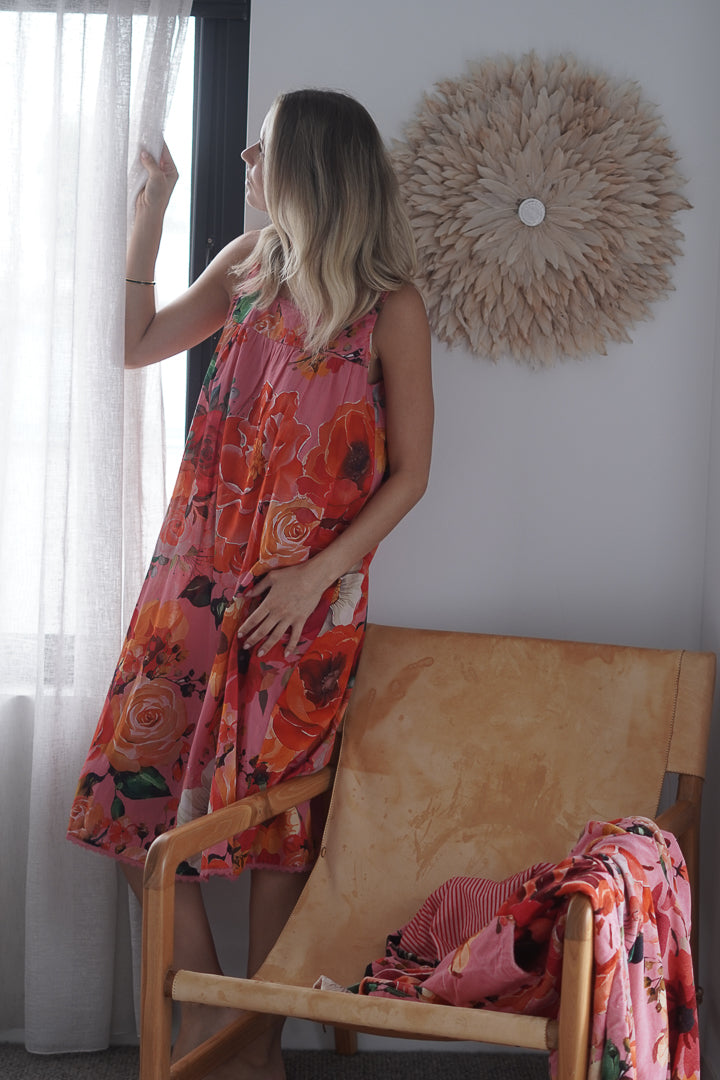 Tuscan Rosel Pink Night Dress