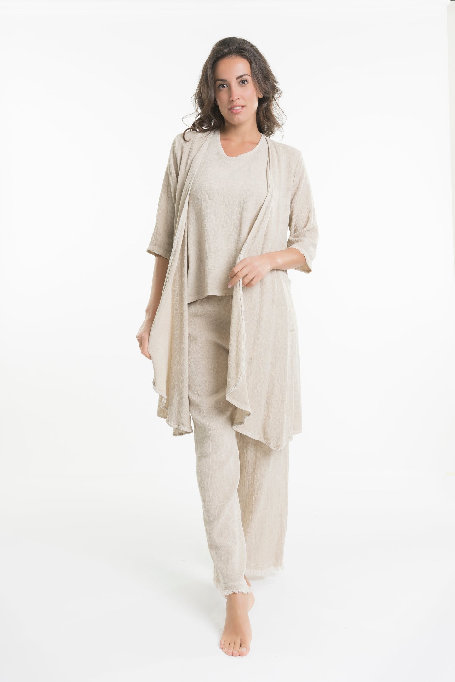Woven Linen Jacket