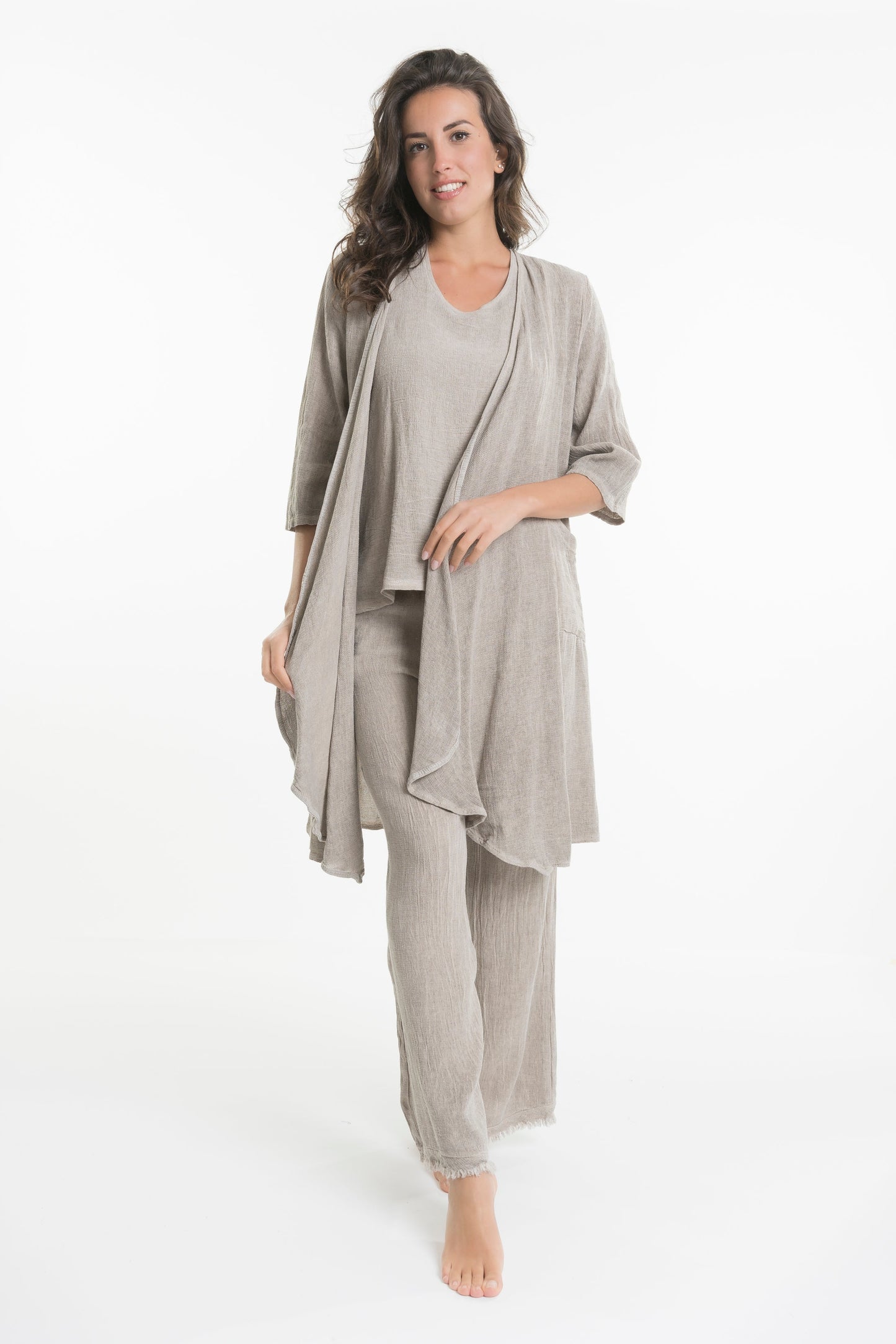 Woven Linen Jacket