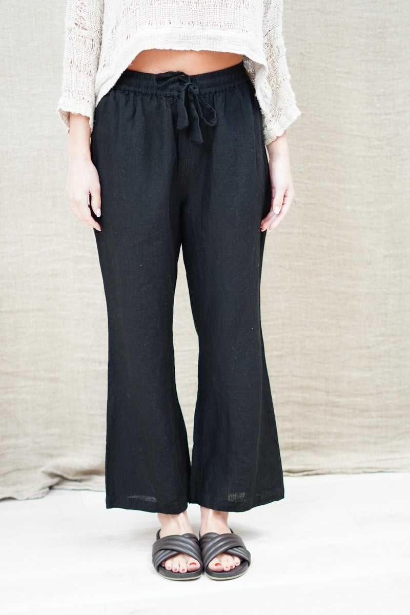 Erika Straight Leg Pants Black
