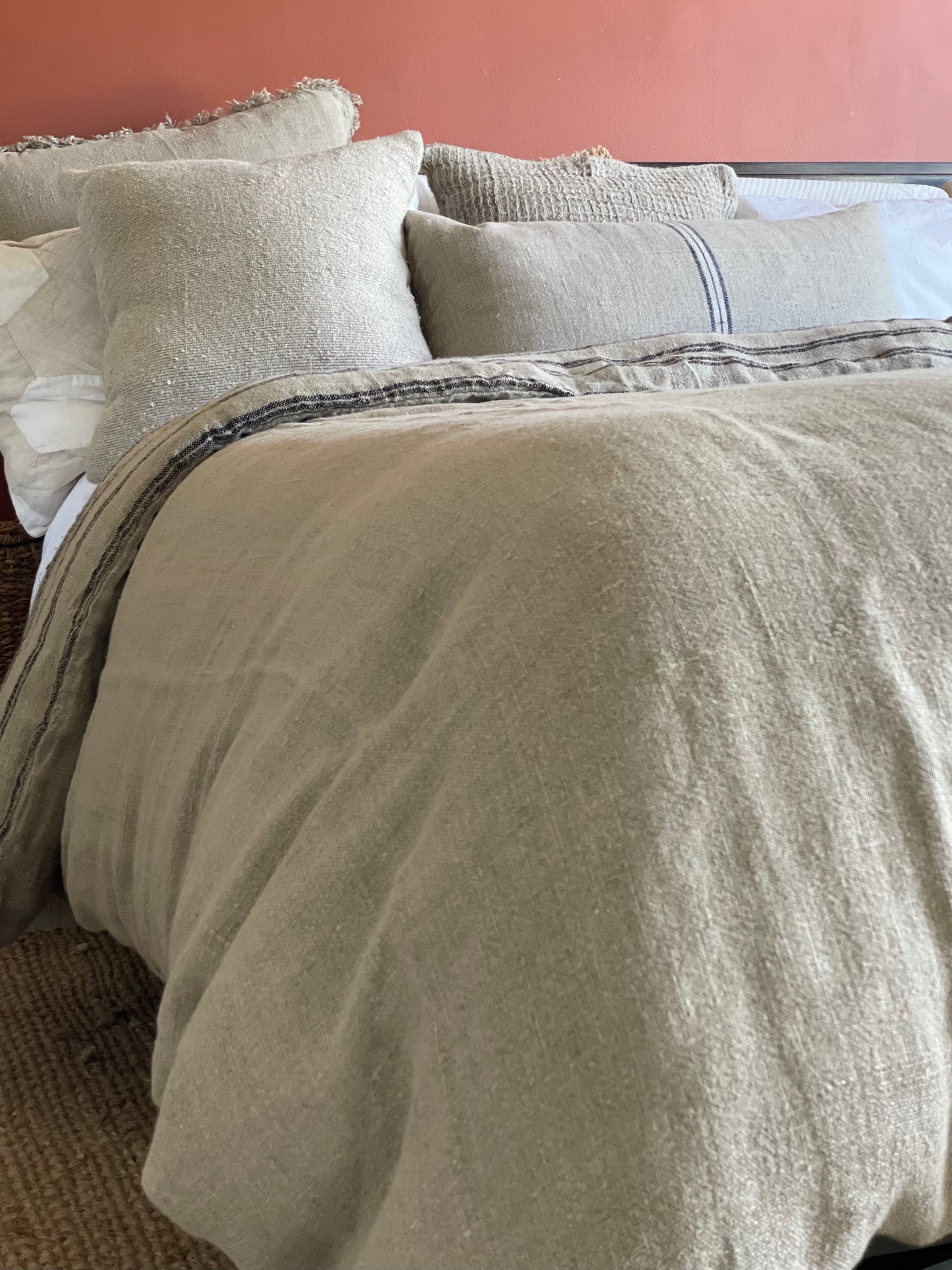 Angaston Handloomed Linen Quilt Cover