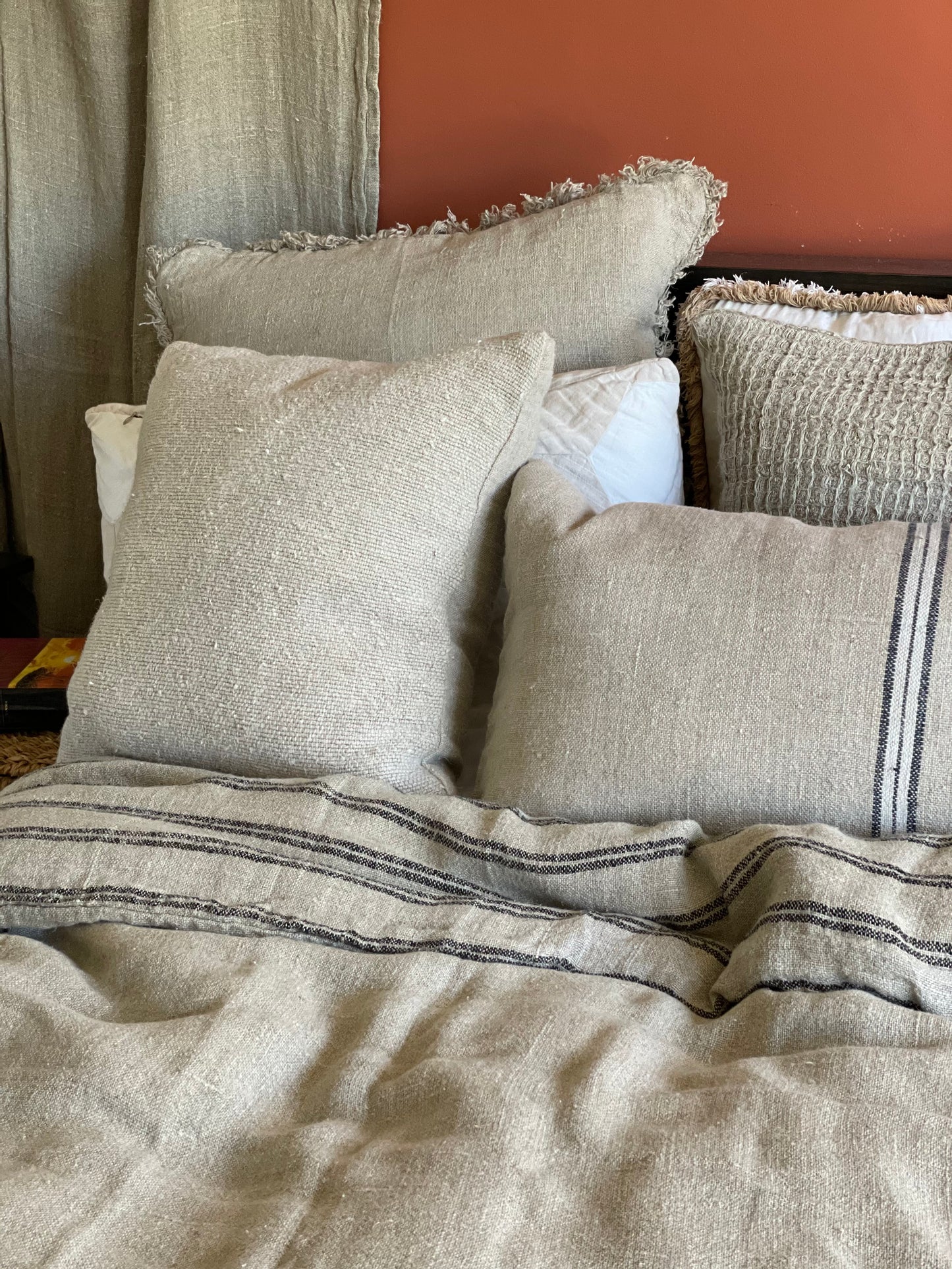 Angaston Handloomed Linen Quilt Cover