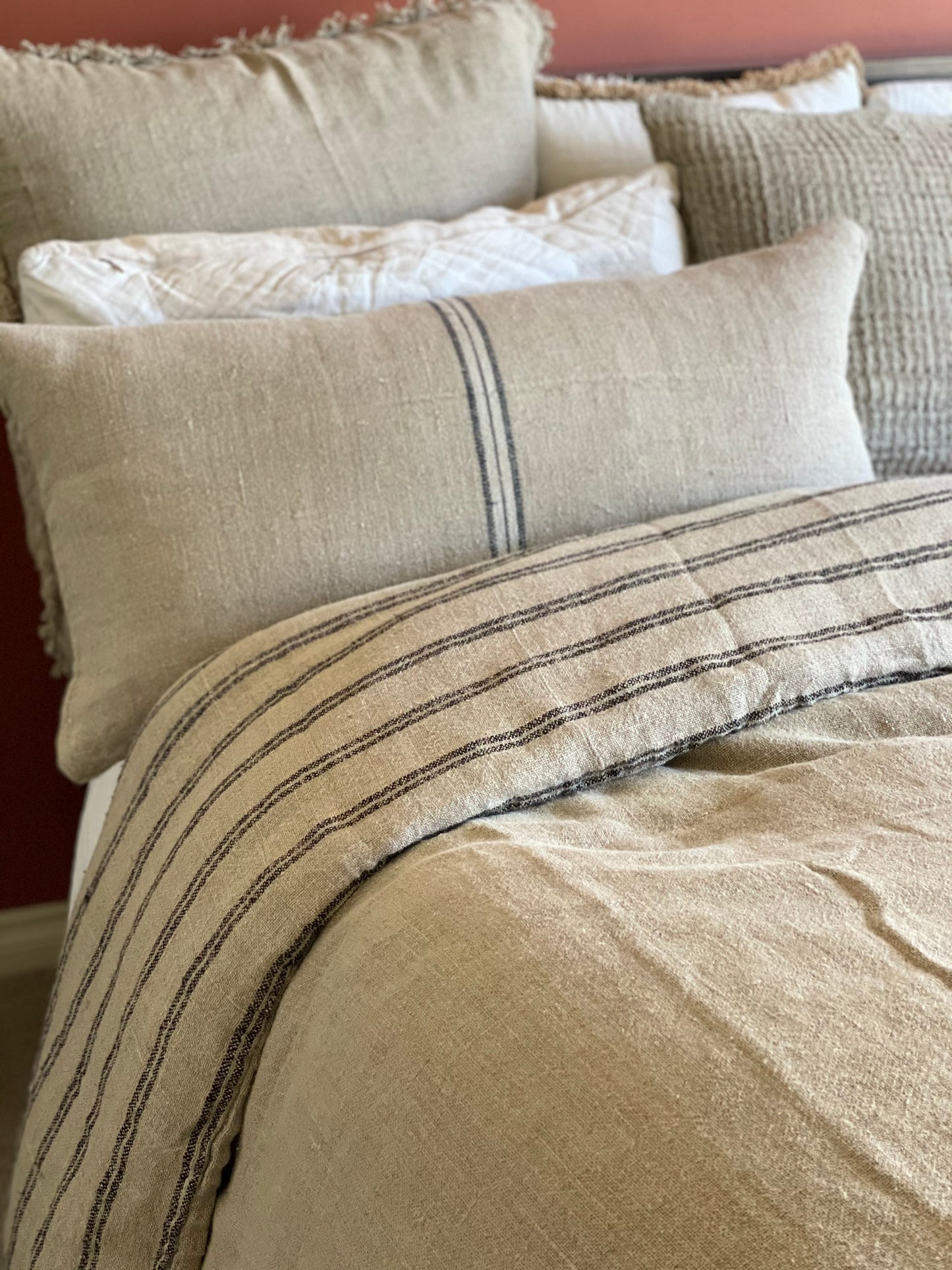 Angaston Handloomed Linen Quilt Cover