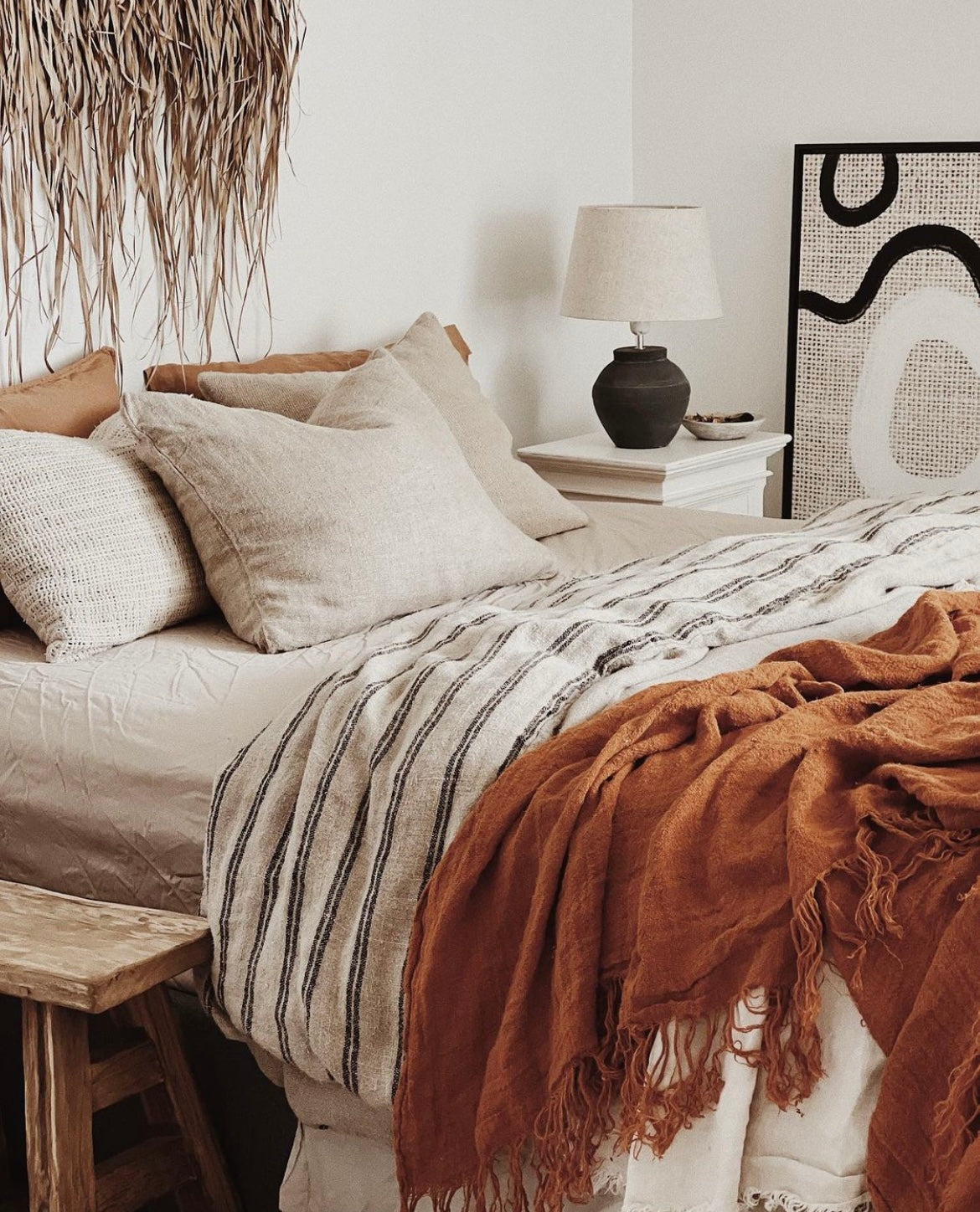 Angaston Handloomed Linen Quilt Cover