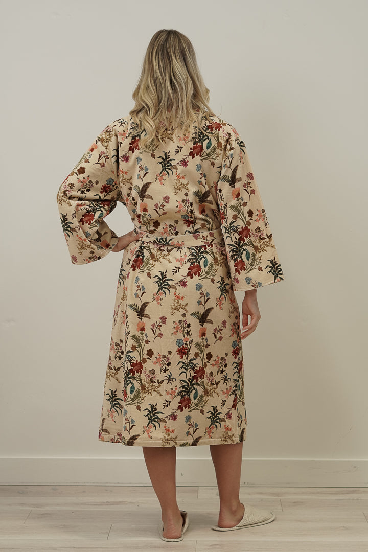 Wildflower Field Velvet Robe