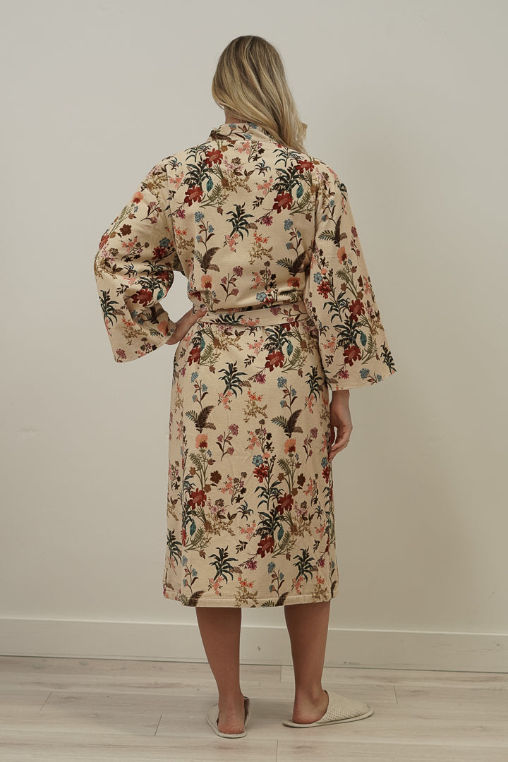 Wildflower Field Velvet Robe
