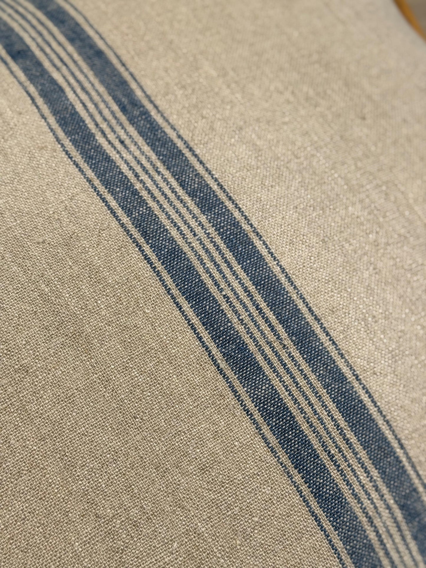 Puro Lino Table Runner Blue Stripes 40 X 140 Cm