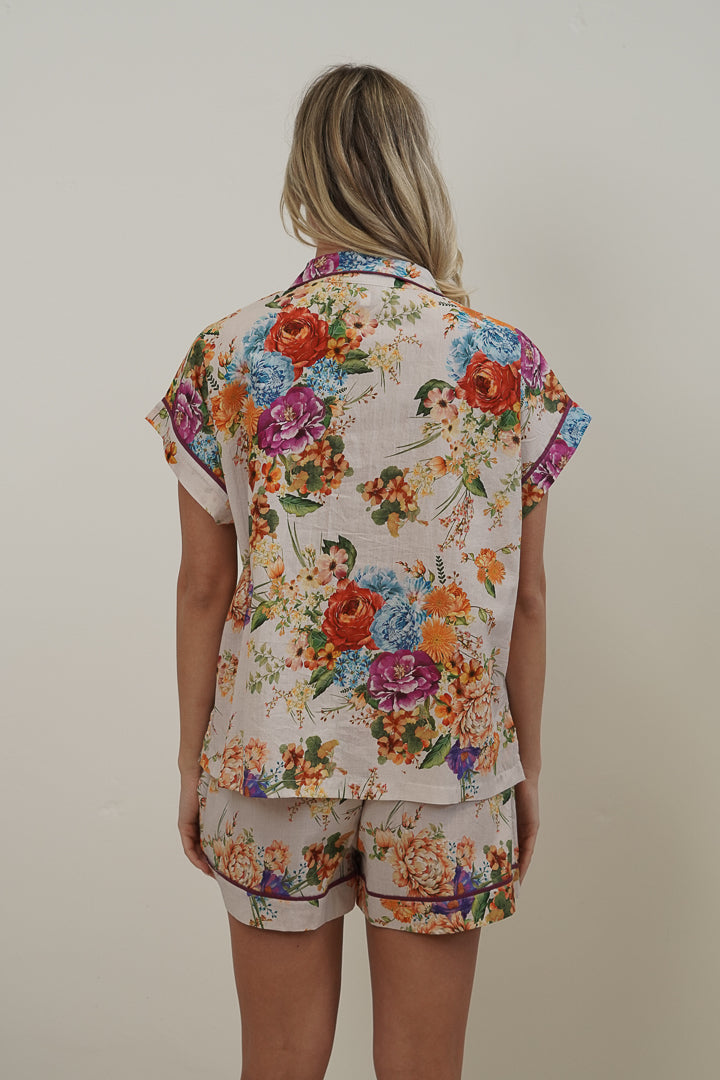 Camilla Bouquet Short Pj Set