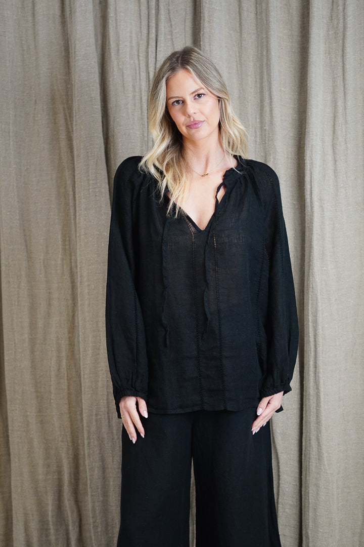 Sussana Top Black