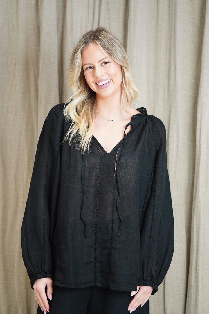 Sussana Top Black