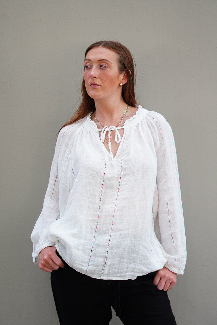 Sussana Top White