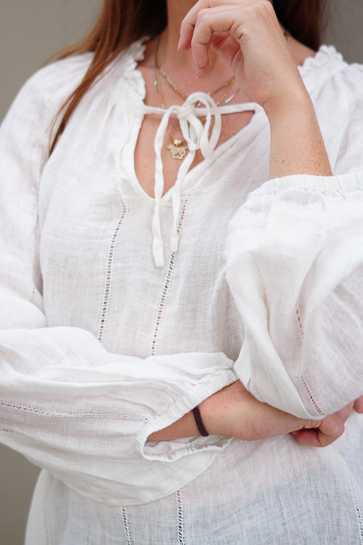 Sussana Top White