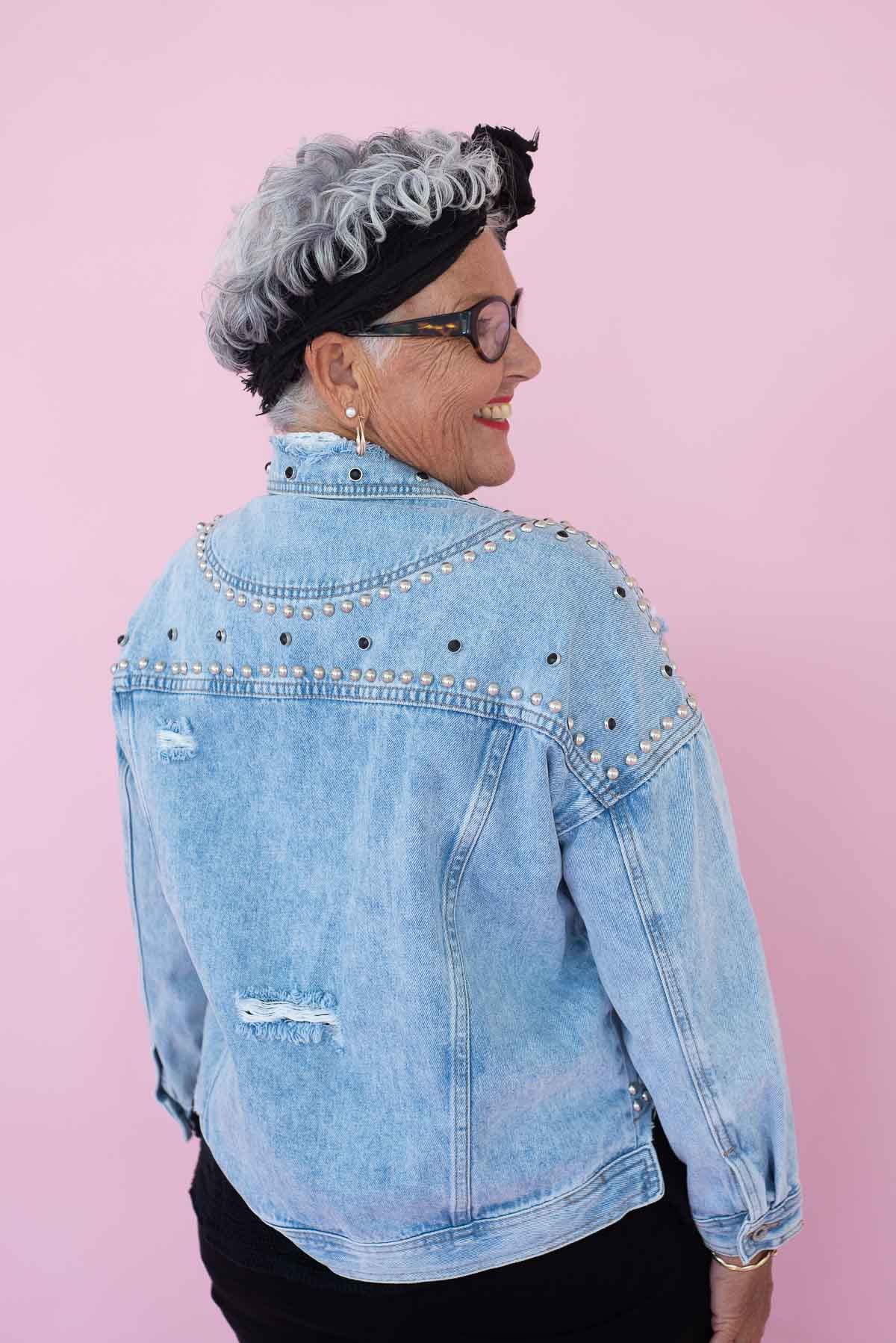 Sass Studded Denim Jacket