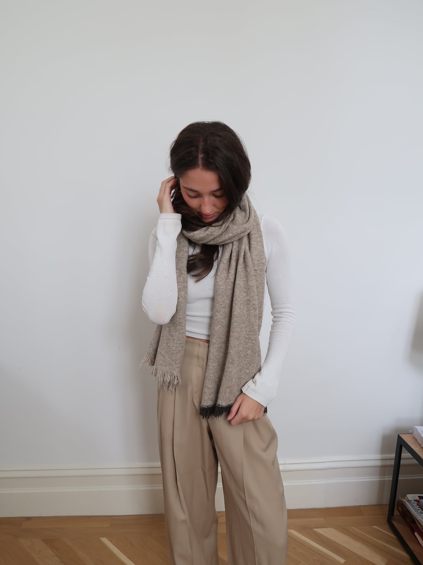 Wool Blend Scarf - TS-2420