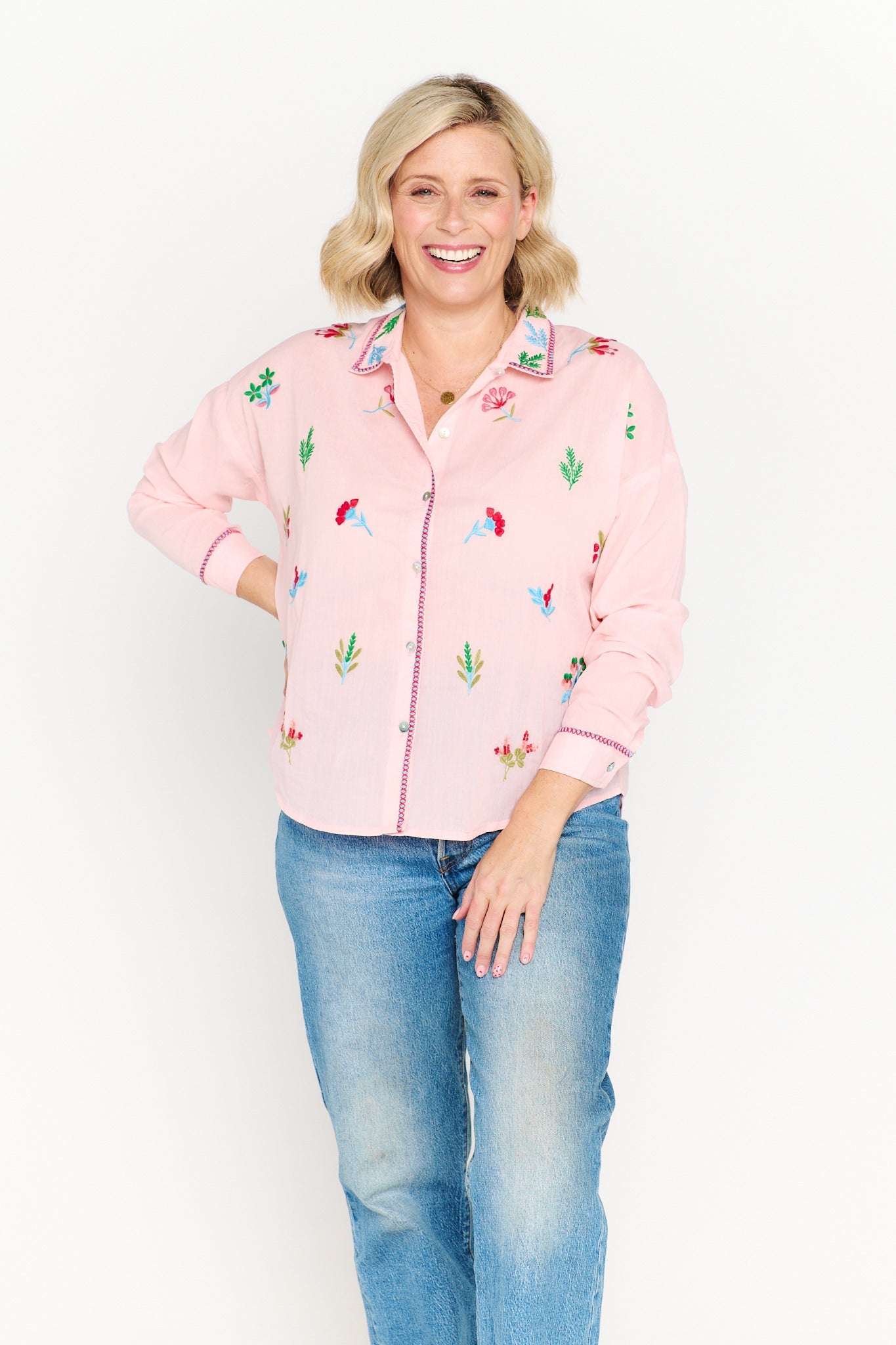 TALIA PINK SHIRT