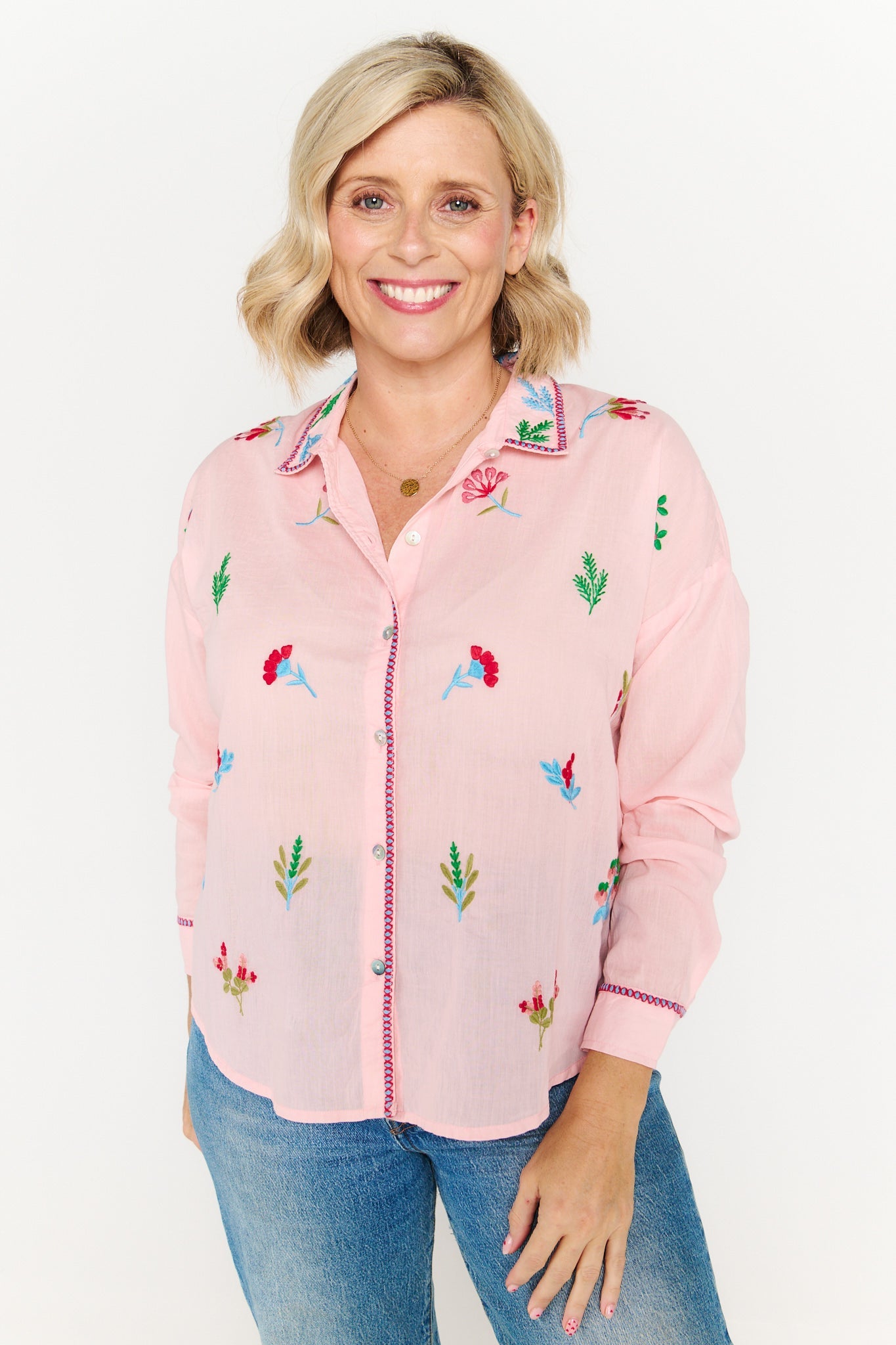 TALIA PINK SHIRT