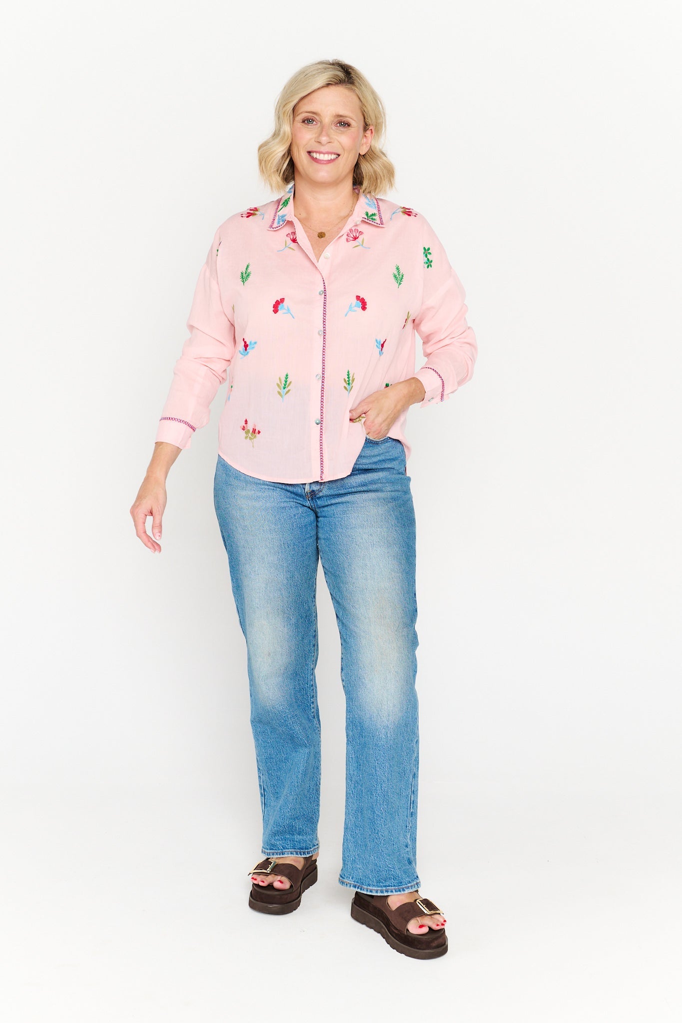 TALIA PINK SHIRT