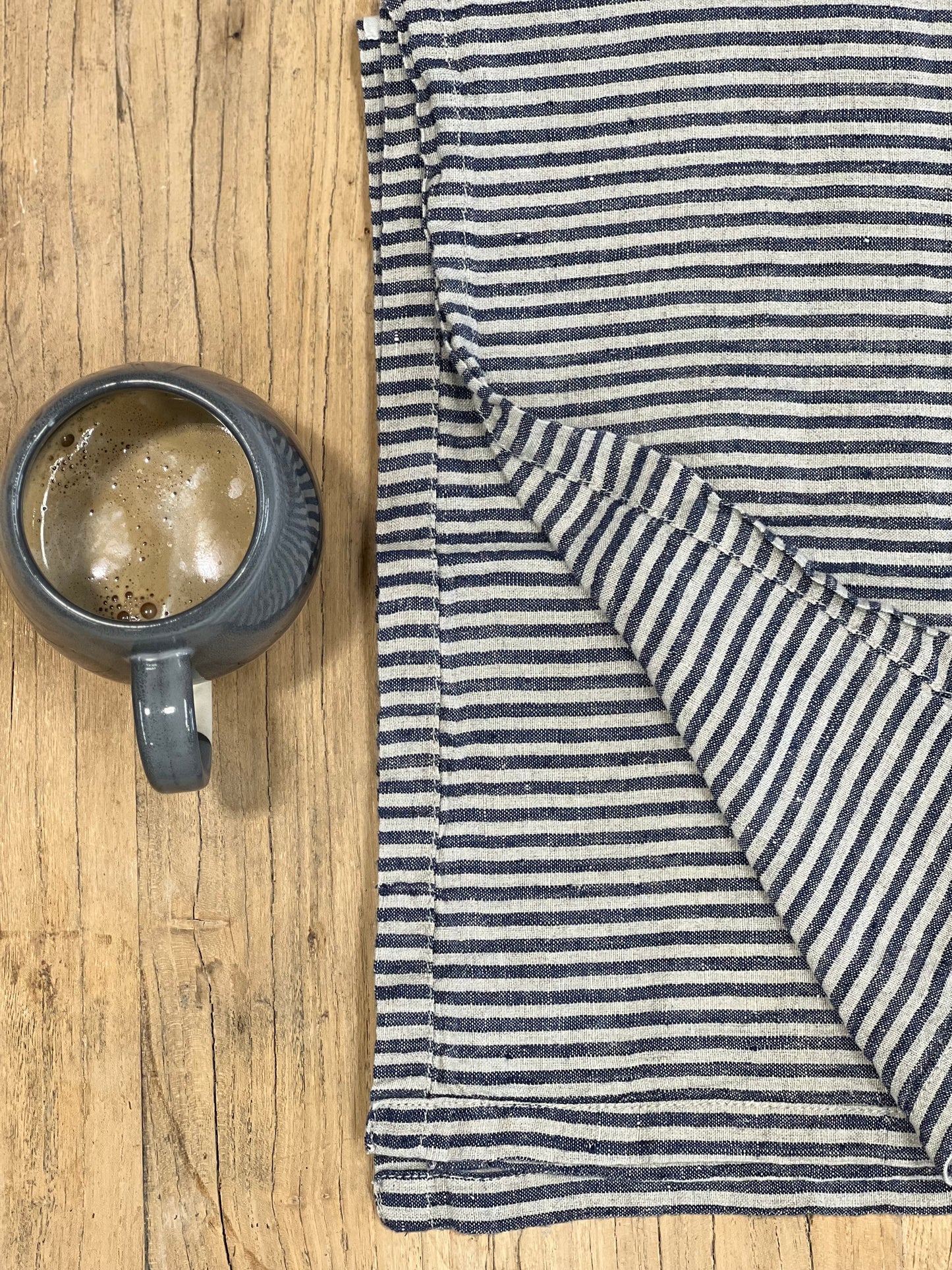 Noemi Blue Stripe Tea Towel