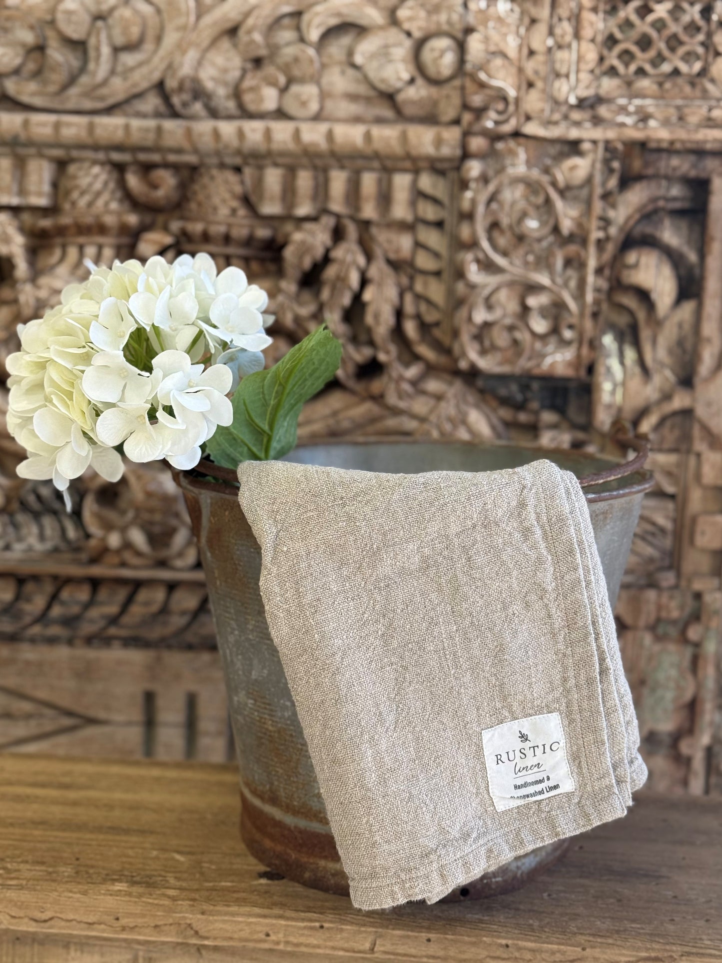 Puro Lino Natural Tea Towel 50X70Cm