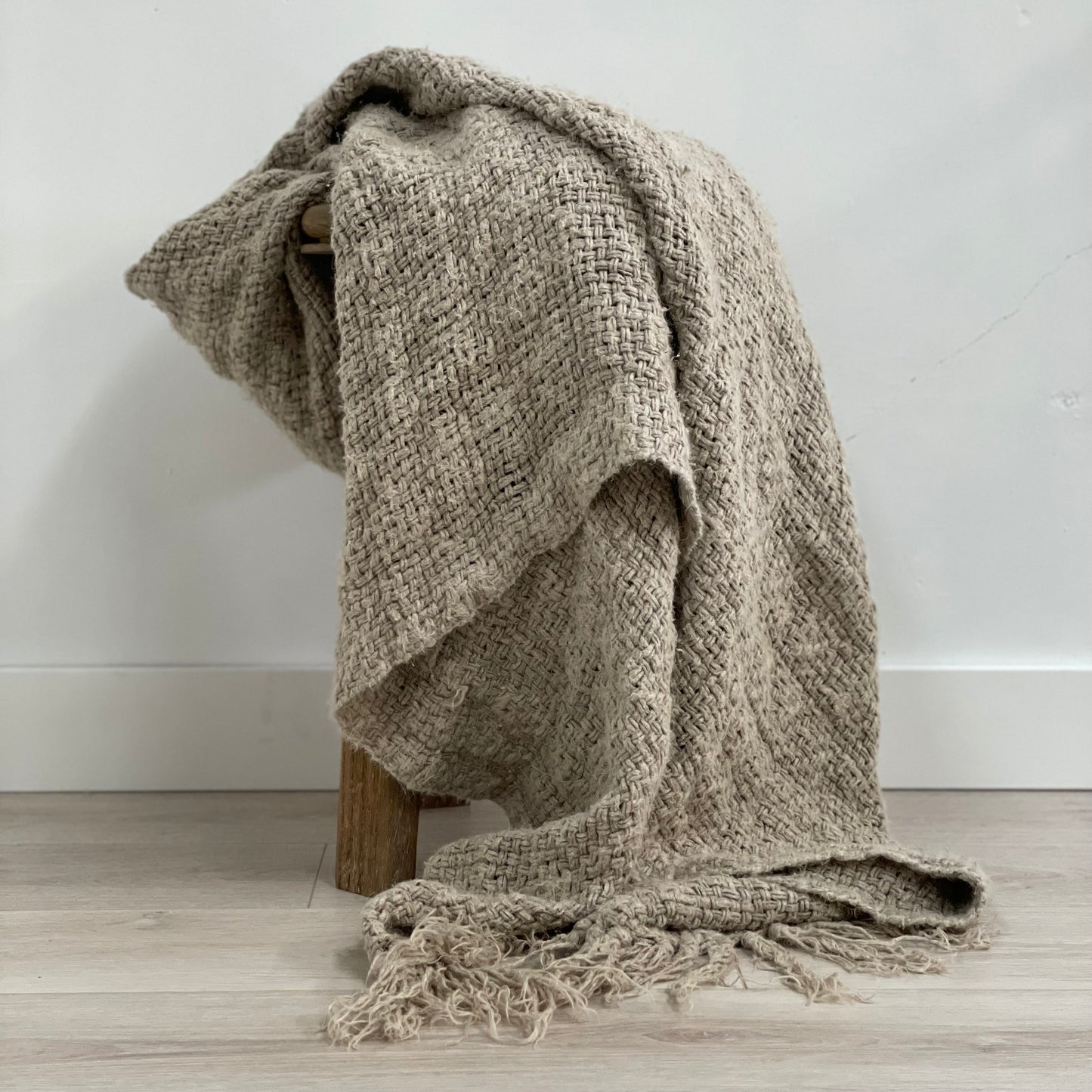 Throw Bryn Handloomed/Rustic Linen